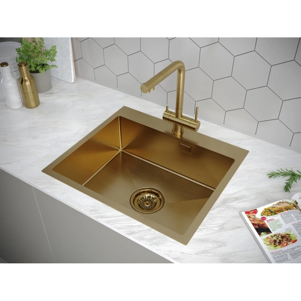 смеситель для кухни с фильтром paulmark skalen sk213020-bg + h851p00