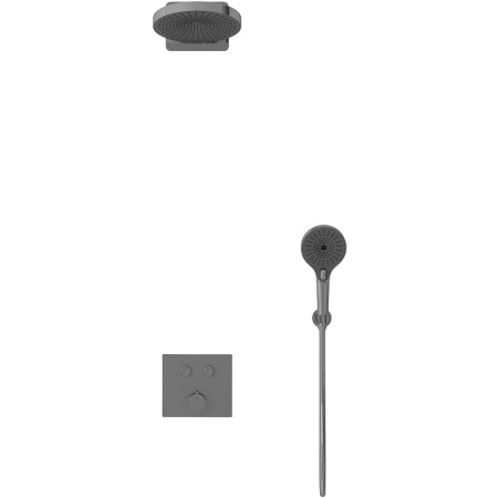 душевая система vincea inspire vsfw-4i211gm вороненая сталь