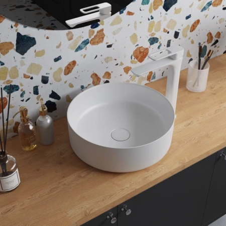 Раковина-чаша Iddis Ray 35см RAYWS03i27, белая глянцевый