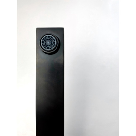 смеситель для раковины paini grazia 21pz208 черный матовый