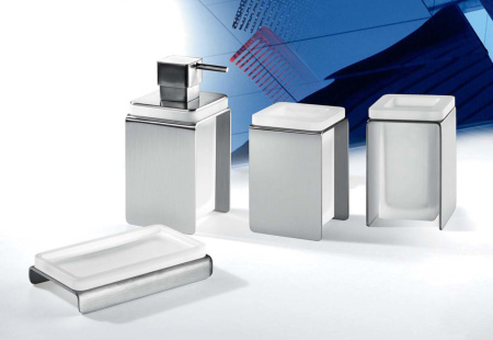 мыльница colombo design over b7040.satin