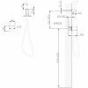 гигиенический комплект abber rund af8725ng, цвет никель
