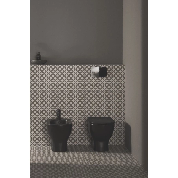смеситель ideal standard ceraline bc197xg для биде, с донным клапаном, черный матовый