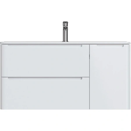 тумба с раковиной iddis edifice 100 подвесная белая edi10w1i95k