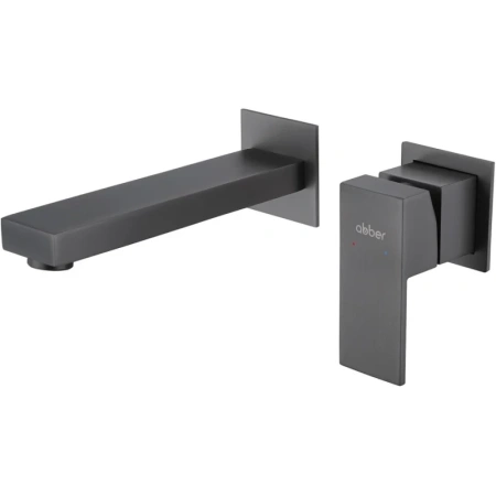 Смеситель для раковины Abber Daheim AF8212NG встраиваемый, никель