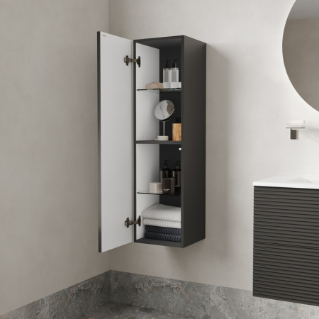 пенал подвесной 30 см iddis bild bil30g0i97, темно-серый