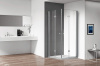 душевой уголок cezares eco 80x80 eco-o-as-2-80-c-cr профиль хром стекло прозрачное