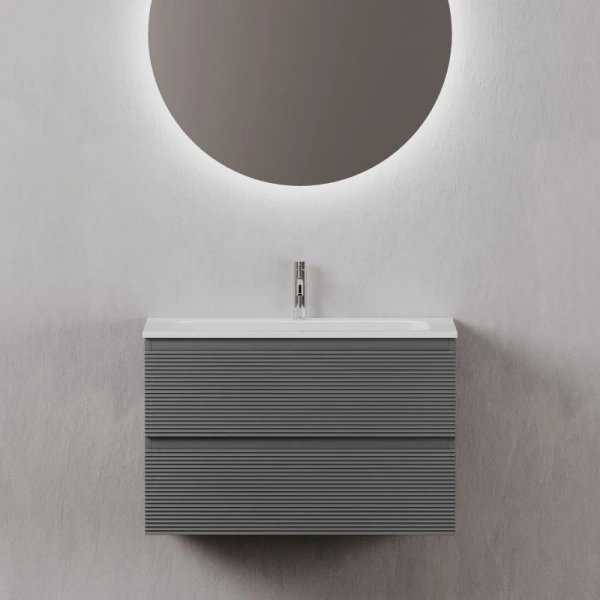 тумба под раковину sancos folk 80 fl80gs подвесная grey soft