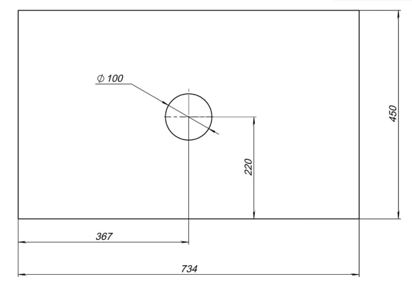 столешница aquanet nova lite 75 серый