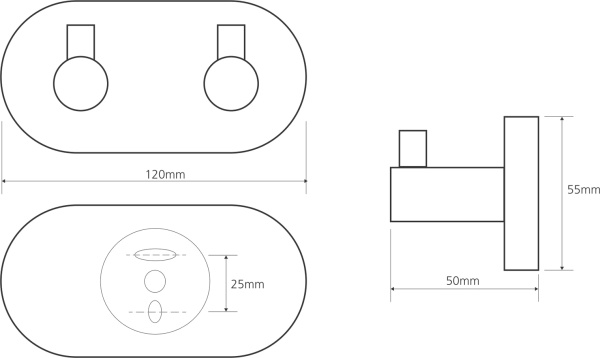 Крючок Bemeta Omega 104405202