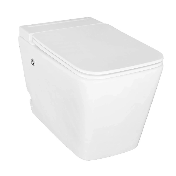 унитаз импульсный azario 360х590х440 напольный, квадратный, быстросъемное сиденье микролифт (az101)