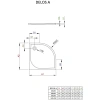 душевой поддон 100×100 см radaway delos a sda1010-01