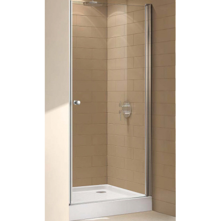 Душевая дверь Cezares Eco 60 ECO-O-B-1-60-C-Cr профиль Хром стекло прозрачное