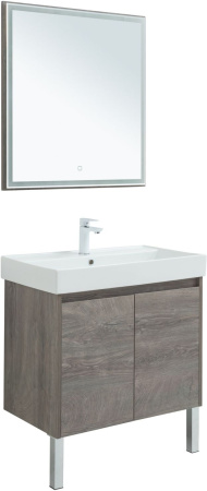 мебель для ванной aquanet nova lite 75 дуб рошелье (2 дверцы)