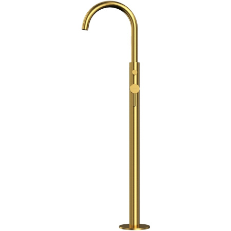 смеситель для ванны whitecross y brushed gold y1233glb брашированное золото