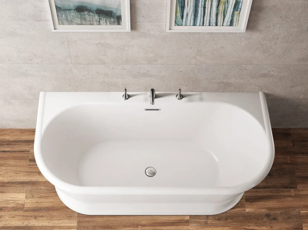 акриловая ванна belbagno bb408-1500-800 150х80 без гидромассажа