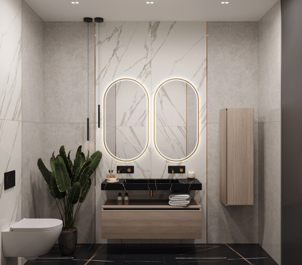 зеркало boheme armadi art vallessi 60 568-g с подсветкой с сенсорным выключателем