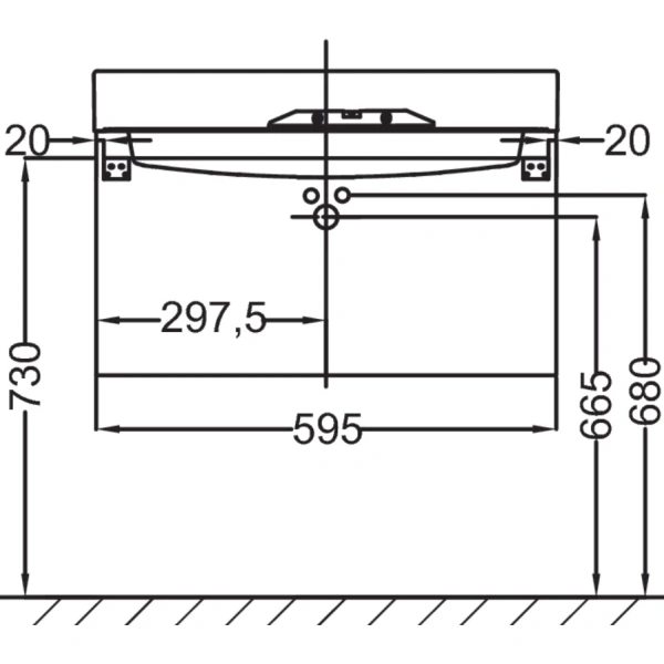 тумба белый 59,5 см jacob delafon rythmik eb1306-n18