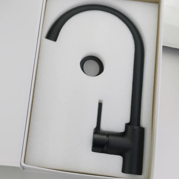 смеситель для кухни migliore fortis 31561 черный матовый