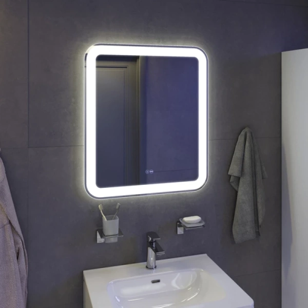 тумба с раковиной iddis edifice белая, 60 см edi60wfi95k
