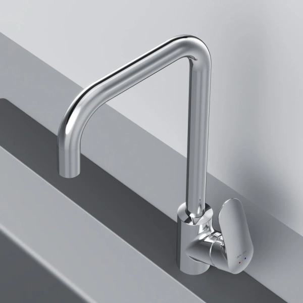 смеситель для кухни am.pm like f8006000 хром