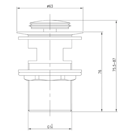 донный клапан для раковины iddis optima home 001sb01i88 хром