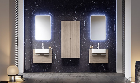 шкаф-пенал 35 см cezares 44672 grigio scuro ven