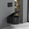 унитаз cerutti spa tanaro aria mb ct9238 подвесной, с сиденьем микролифт, черный матовый