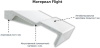 душевой поддон из материала flight jacob delafon flight pure 150x80 e62331-00 белый глянец 272116