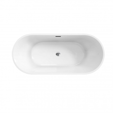 акриловая ванна belbagno uno 170x75 bb701-1700-750-k без гидромассажа