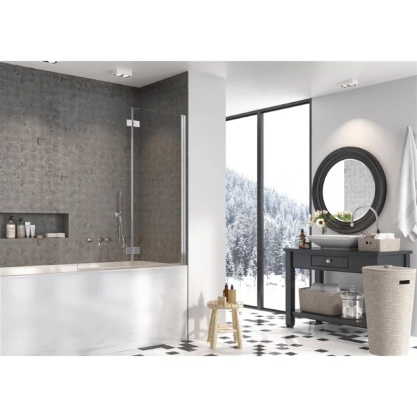 шторка для ванны radaway nes pnd i 140 right 10010140-01-01r прозрачное