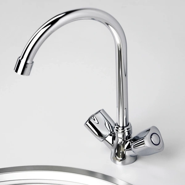 смеситель для кухни wasserkraft amper 2907 цвет хром