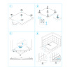 душевой поддон из искусственного камня rgw stone tray st/t-g 80×80 16155088-02 графит