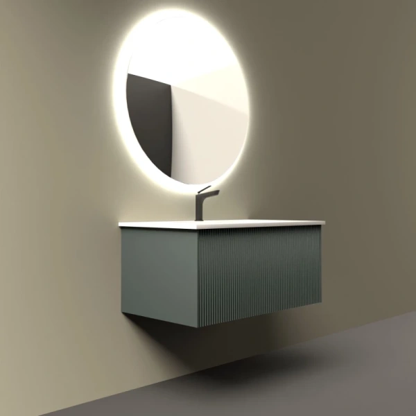 тумба серо-зеленый матовый 74 см la fenice terra fnc-01-ter-g-80