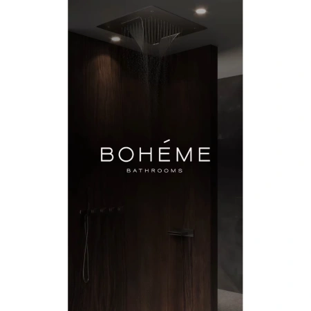 потолочный душ boheme 428-mg 600 мм, 2 режима, золотой матовый