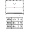 душевая дверь radaway idea dwj 120 left 387016-01-01l прозрачное