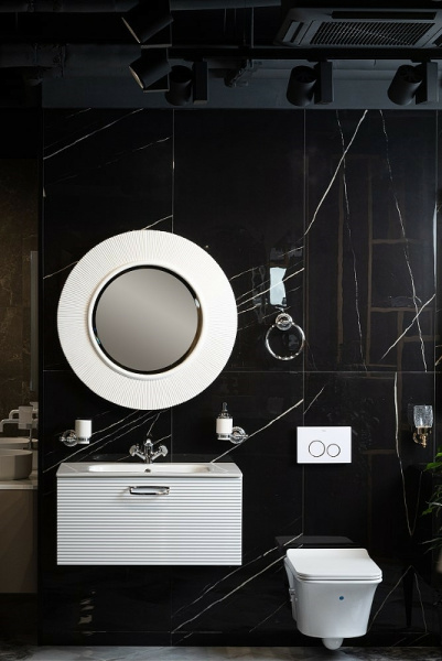 зеркало boheme armadi art shine 82 528-w light с подсветкой белое