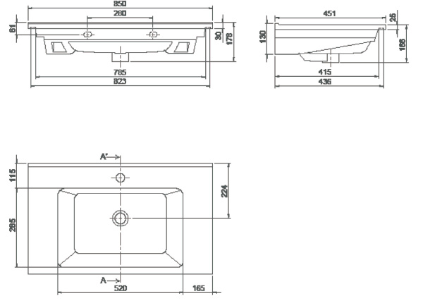 раковина boheme armadi art capolda 85 876-085, цвет белый