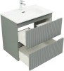 тумба под раковину aquanet джейн (flat) 70 подвесная, мисти грин, 00335433