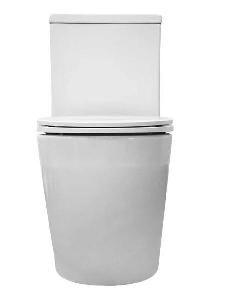 унитаз моноблок azario velluto az-6281 напольный, безободковый, слив "торнадо", с сиденьем микролифт, 65x37x77.5 см, белый