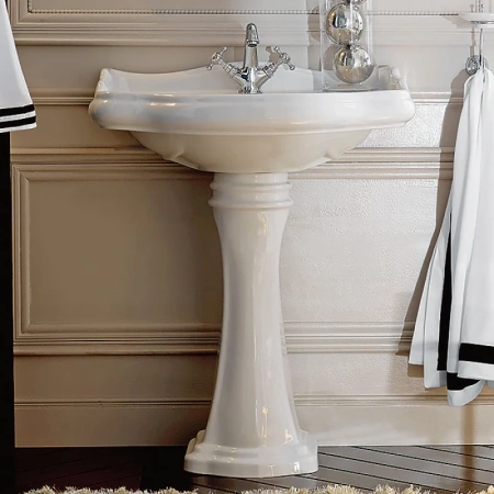 раковина подвесная 69 см kerasan retro 104601