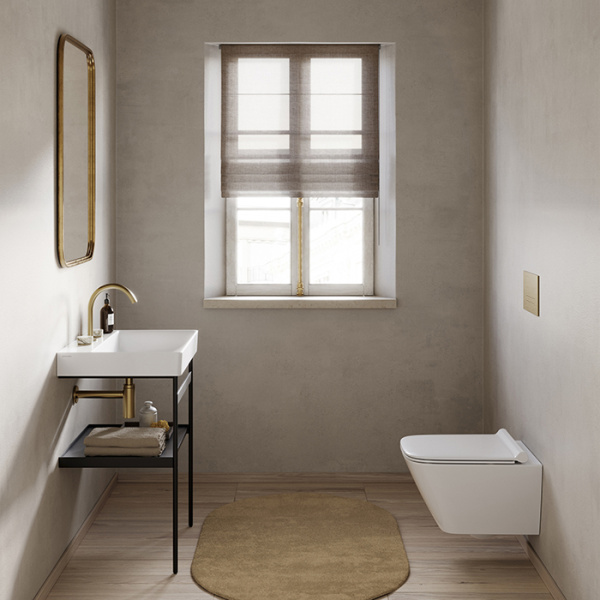 раковина catalano green 60x47см, с 1 отв., белый глянцевый