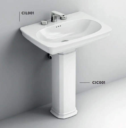 пьедестал, artceram, civitas, шгв 230*230*630, цвет-белый глянцевый