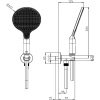 душевой гарнитур bossini apice ce3002c.030 цвет хром