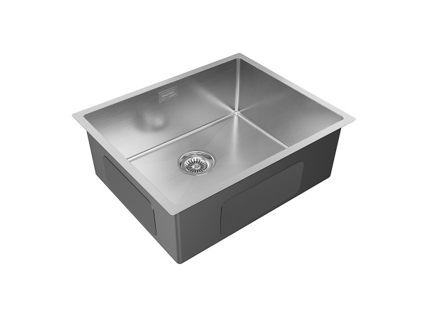 кухонная мойка paulmark next 54 uni pm215444-bs, цвет нержавеющая сталь