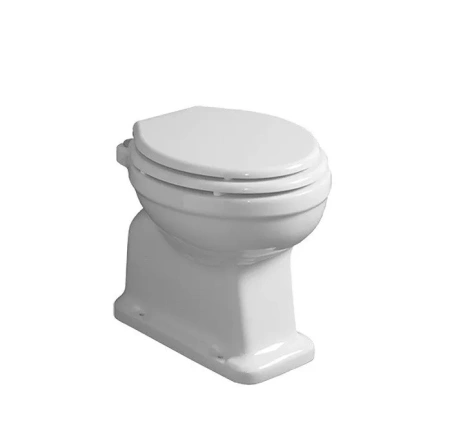 Унитаз Simas LONDRA LO 901 bia приставной, выпуск в пол, без сидения и бачка, белый