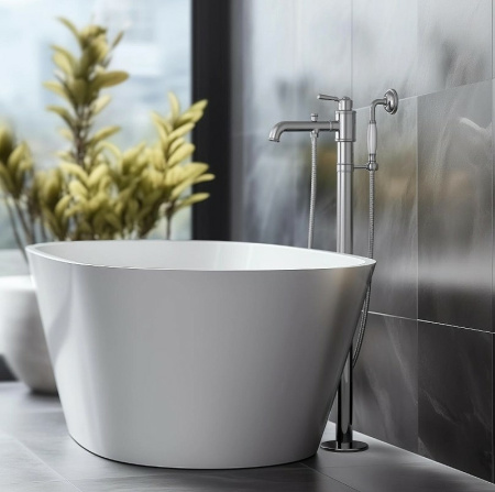 смеситель для ванны aquatek классик aq1545cr хром