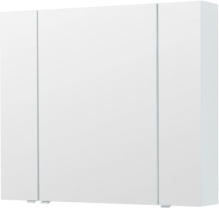 зеркальный шкаф aquanet алвита new 100 белый матовый