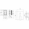 смеситель для душа aquatek оберон aq1246mb черный матовый