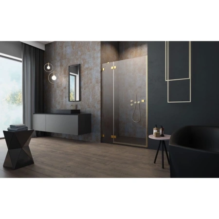 душевая дверь radaway essenza pro gold dwj 90 left 10099090-09-01l прозрачное